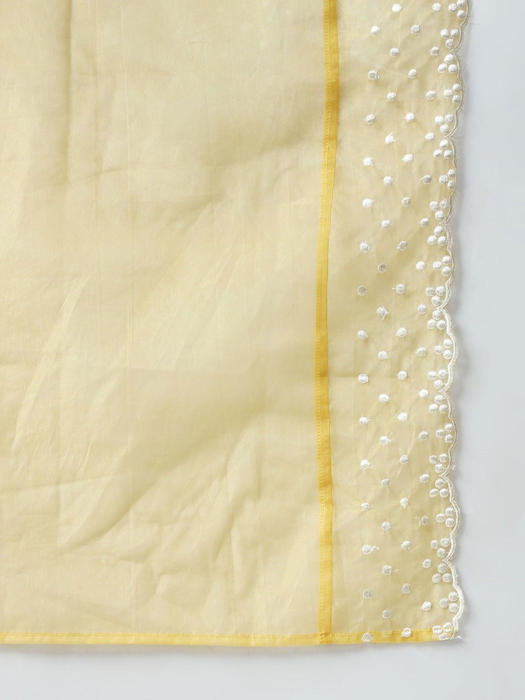 SET0155 Yellow Fiorra Silk Raksha Bandhan Special Kurti With Bottom Dupatta Wholesalers In Surat